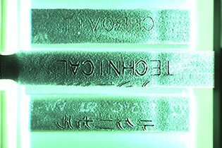Heat-shrink tubing with laser marking on the outer circumference